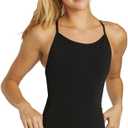 Sporti Tie Back Women's Athletic One Piece Swimsuits - Hydrolast Technology Bathing Suit Competitive Swimsuit Women (40, Black)
