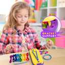 Simfunso Friendship Bracelet Making Kit for Girls, Gift for 7 8 9 10 11 12 Year Old Girls, Present for Teen Girl, Arts and Crafts Kit for Kids Ages 8, Birthday Gift Toys for 8-12 Years Old (purple)