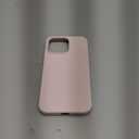 ORNARTO Compatible with iPhone 13 Pro Case 6.1, Slim Liquid Silicone 3 Layers Full Covered Soft Gel Rubber Case Cover 6.1 inch-Chalk Pink