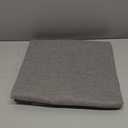 Big Size Decorative Throw Pillow Cover 30x30 Inch for 32x32 Insert, Linen Blend, Solid Color for Couch Sofa Bed, Square, Brown