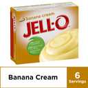 Jell-O Banana Cream Instant Pudding & Pie Filling Mix (24 ct Pack, 5.1 oz Boxes), Best By: 20 JUL 2027