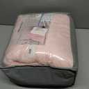 Sherpa 15lb Weighted Blanket for Adult, Both Sides Reversible Velvet Soft Plush Weighted Heavy Blanket for All Season Pink 60in*80in