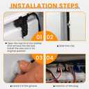 2026 Upgrade W11307244 W10682535 W11253733 Washer Lid Lock Switch Replacement Compatible With Whirl-pool Ken-more May-tag Ama-na Washing Machines, Replaces W10838613, W10838613VP By Fetechmate