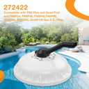 272422 Top Valve Assembly Compatible with 2-Inch HiFlow Multiport Valve Diverter Pool Filter 261049, 261050, 261142, Top Valve Kit for Pentair with 272409 Diverter Seal & 272400 Compression Spring