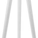 Wooden Plant Stand 17.12 Inch Flower Pot Holder with Stable 3-Point Support Indoor Outdoor Garden Display for Living Room Balcony