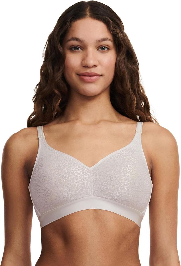 Chantelle Women's C Magnifique Full Bust Wireless Bra (38F, Ivory)