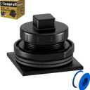 Stock Tank Drain Plug Fit for rubbermaid Commercial 50 70 100 150 300 Gallon Stock Tanks, Stock Tank Plug Fit for rubbermaid Stock Tank Five Year Free Replacement
