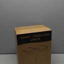 2 Pack 2.7 Gal Bathroom Trash Can with Lid, Automatic Trash Can Small Smart Garbage Can Touchless, Slim Motion Sensor Waterproof Plastic Trash Bins for Bedroom Office Kitchen Toilet (White)