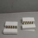 TUNNY 10 Pack Cabinet Handles-3.8"/96mm Screw Spacing Champagne Bronze Furniture Hardware Handles for Kitchen Cabinets Bedroom Dresser Wardrobe Cabinet Pulls