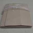 StorageWorks Large Clothes Storage Bins, Fabric Boxes with Divider Board, Baskets for Clothes, Linen Closet Organizers with Lid, Mixing of Brown & Beige, 2-Pack