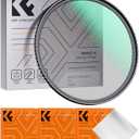 K&F Concept 49mm Black Diffusion 1/4 Filter Mist Cinematic Effect Filter with 18 Multi-Layer Coatings for Video/Vlog/Portrait Photography (K-Series)