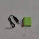 7.2V 2400mAh Rechargeable Batteries, Ni-MH AA Battery Pack with Tamiya Plug and Charge Cable for RC Truck, RC Boat, RC Tank