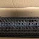 Heavy Duty Plastic Fence Roll 55" x 50' - 0.8x0.8 Inch Chicken Wire Mesh, Reusable Fencing for Garden, Rabbit/Poultry Protection, Balcony & Plant Defense (Black)