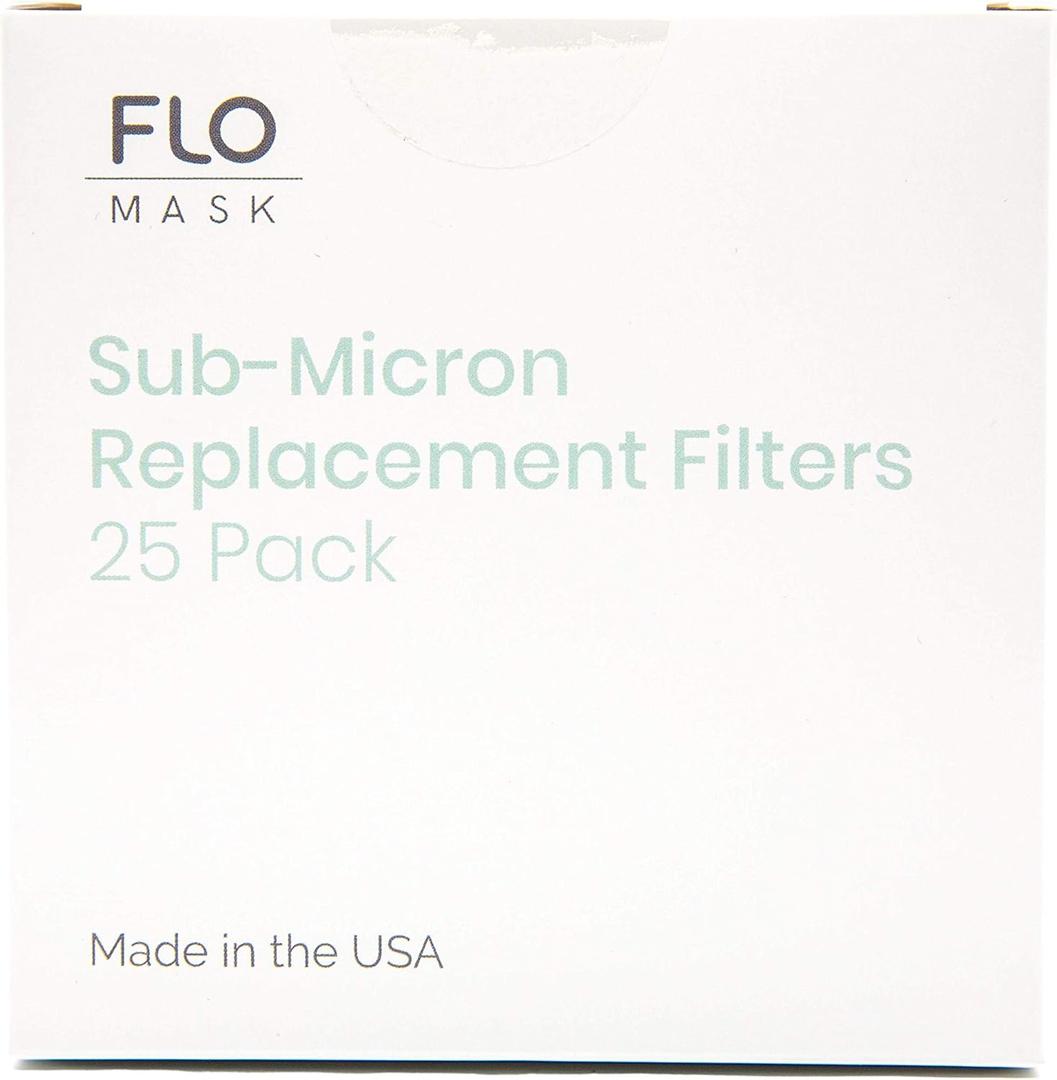 Kids - Sub-Micron Replacement Filters (25-Pack) for Children's Mask, Made in USA