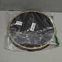 Silicone Bathroom Tray Round Vanity Tray Decorative Soap Holder Kitchen Countertop Organizer Coffee Table Decor for Candle, Perfume, Plant, 10 Inch, Black