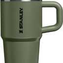 STANLEY Quencher ProTour Flip Straw Tumbler with Leakproof Lid | Built-In Straw & Handle | Cupholder Compatible for Travel | Insulated Stainless Steel Cup | BPA-Free (20 Ounces, Dried Pine)