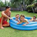 INTEX 58426EP Crystal Blue Inflatable Kiddie Pool, 58in x 13in, for Ages 2+