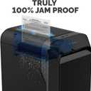 Fellowes Mfg Co. 5015401 Powershred LX22M 20 Manual Sheet Capacity Micro-Cut Shredder - Black