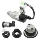 Ignition Switch Lock Cylinder with Key Kit, Ignition Starter Switch Replacement for GY6 49cc 50cc 60cc 72cc 80cc 125cc 150cc 139QMB Chinese Scooter Moped