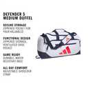 adidas Defender Duffel Bag, One Size