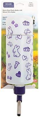 Lixit 32oz Weather Resistant Water Bottles with Heavy Duty Mount for Rabbits and Ferrets (Rabbits)