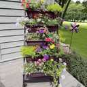 G TALECO GEAR 5-Tier Vertical Garden Planter, 4.4Ft Vertical Raised Garden Bed Planter Box with 5 Container Boxes, Grow Your Herb Vegetables Flowers Indoor and Outdoor (5-Tier), Regular