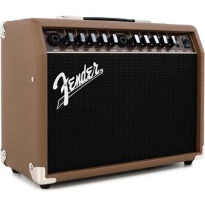 Fender Acoustasonic Guitar Amp for Acoustic Guitar, 40 Watts, 2x6.5 Inch Speakers, Chorus Effect, Dual Front-panel Inputs, 9.8Dx17.6Wx15.5H Inches, Brown/Wheat