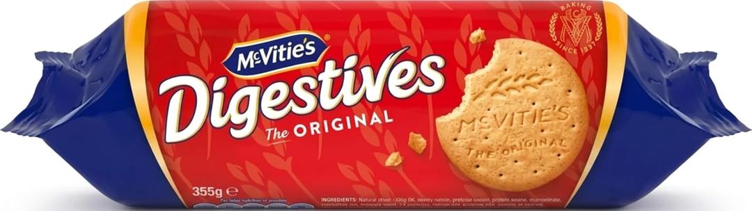 McVitie's Digestive Biscuits, 355 g (12.5 oz.) Packages (Pack of 7) EXP: 02/01/2027