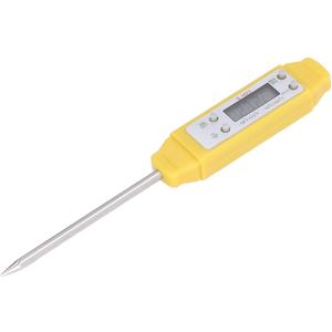 2pcs Akozon Digital Food Thermometer Automatic Calibration Pen High Accuracy Electronic Pocket Thermometer Yellow Home and Family Appliance and Decor