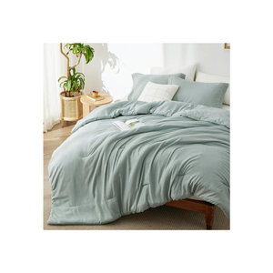 Bedsure California King Comforter Set - Mint Green Soft Bedding for All Seasons, Cationic Dyed Bed Set, 3 Pieces, 1 California King Size Comforter (104"x96") and 2 Pillow Shams (20"x36"+2")