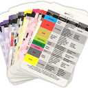 30 Vertical Nursing Badge Reference Cards - Lab Values, EKG, Vitals, and More! (Bonus Cheat Sheets) Excellent Gift for Nurses, Nursing Students, and Other Med. Workers!