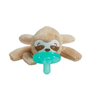 Philips AVENT Soothie Snuggle Pacifier Holder with Detachable Pacifier, Sloth, 0m+, SCF347/07