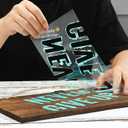 50 Pieces 4 mil Blank Stencil Material Mylar Template Sheets for Stencils, 12 x 12 inches