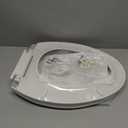 Elongated Toilet Seat 18.5" - Soft Close, Durable PP Toilet Seat, Easy Installation & Removal, Fits Most Toilet Bowls