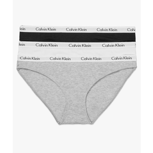 Calvin Klein Women's Carousel Logo Cotton Stretch Bikini Panties, 3 Pack
