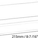 QWORK Clear Acrylic Name Plate Holders for Desk - 8.5" x 3", 24 Pack Double-Sided Sign Frames with V-Shaped Base