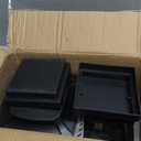 Solar Post Cap Lights Outdoor, Glass Deck Fence Post Cap Light Solar Powered for 4x4 Vinyl/Wooden Posts, Solar Lamp Post Light with 2 Lighting Modes for Patio Garden, Bright Warm White (2 Pack)