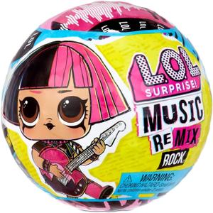 L.O.L. Surprise! Remix Rock Dolls Lil Sisters with 7 Surprises Including Instrument - Collectible Toy Gift for Kids, Girls and Boys Ages 4 5 6 7+ Years Old, Multi color (3.75 x 3.75 x 3.75 inches)