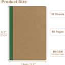 ZCZN 50 Pack Colorful Lined Notebooks Bulk, A5 Journals with 10 Colors, 60 Pages/30 Sheets, 8.3x5.5 Inch, College Ruled Paper, Travel Writing Journal Notebooks for Work,School(50 pack,10 colors)