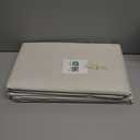 INOVADAY 100% Blackout Curtains for Bedroom, Black Out Curtains 84 Inch Long, Clip Rings Linen Blackout Drapes, Thermal Insulated Room Darkening for Living Room, 2 Panels - Cream,W50xL84