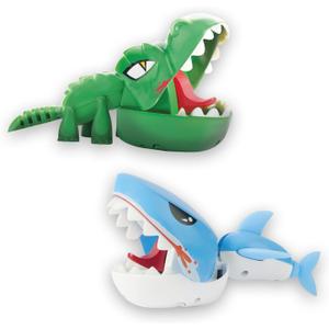 Untamed Bite Club Interactive Shark & Crocodile 2-Pack Prank Toy (Ages 5+)