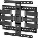 monTEK 1.1" Ultra Slim TV Wall Mount for 37-75 Inch TVs, 132lbs Heavy Duty, 4X Weight Tested, Full Motion Articulating Bracket, Max VESA 400x400mm, Fits 16/18" Studs