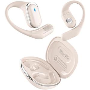 TRAUSI Bluetooth Earbuds Wireless Headphones, 50Hrs Playtime Stereo Sound Earphones with IPX7 Waterproof Open Ear Buds, Ideal for Fitness, Travel