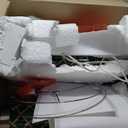 Ceramic Table Lamps, Set of 2 Modern Table Lamps for Bedroom Living Room Bedside Tables, Farmhouse Style with Linen Lampshades(Yellow)