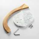 Everous Banana Hanger - Modern Banana Holder Tree Stand with Non-Slip Marble Base