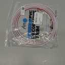 Art3d 10 Ft Peel and Stick Flexible Vinyl Molding Trim for Wall Tile Edges, Kitchen backsplash, Mirrior Frame in White