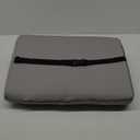 Extra Large Memory Foam Seat Cushion - Wheelchair Cushion Pad, Anti-Slip, Removable Strap, Coccyx Pain Relief, 19 X 17 X 3 (Gray)