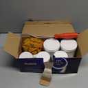 GLAINTE Granite Countertop Paint Kit - White Diamond Counter Top Refinishing Kit for Kitchen Bathroom