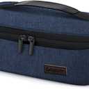 Gloppie Small Lunch Bag for Men Women Kids Insulated Lunch Box Mini Lunchbox Portable Cooler Bags Adult Thermal Lunch Boxes Reusable Snack Bag, Blue