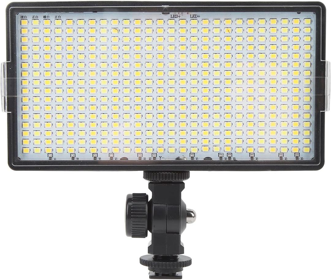 LED Video Light, 30W 416Pcs LED Light Panel Portable Camera Camcorder Video Light, Multi Angle Adjustment, Photo Lighting Fill Lamp for Live, Streaming, Photography
